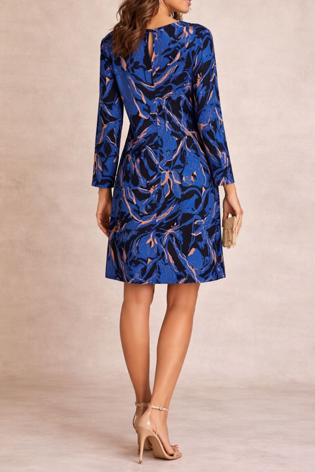 Dress Hire work event Y.A.S Jaguar Shirt Dress Print Blue