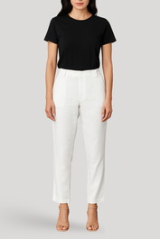 Dress Hire work function AERE	Pleat Front Curved Pants