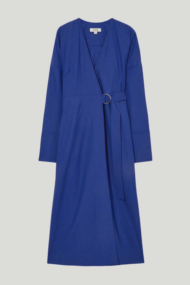 Hire Wool-Crepe Wrap Dress | COS | GlamCorner Hire Wool-Crepe Wrap Dress | COS | GlamCorner