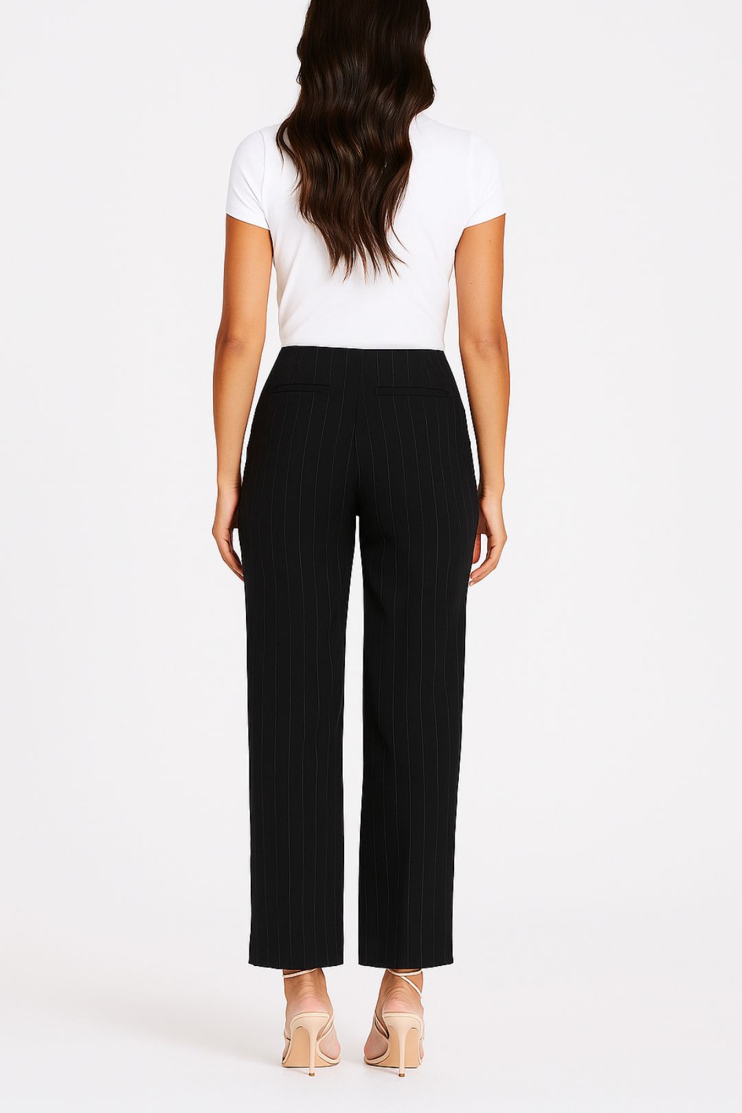 Dress Hire work function CUE Lurex Holographic Satin Stripe Pants