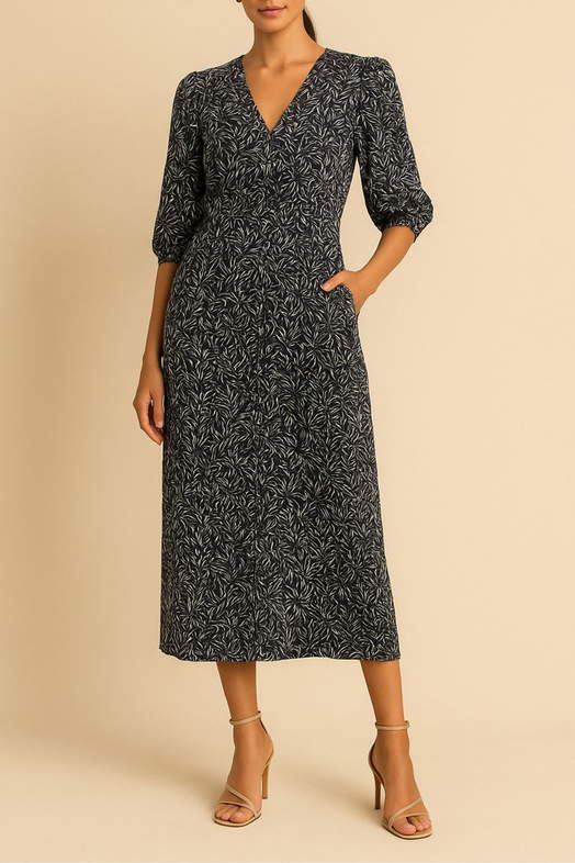 sachin and babi light blue dress Hire Knitted Viscose Crepe Sleeveless Dress in Fern | CUE main image 1