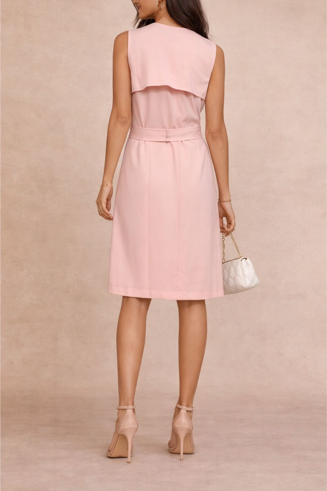 Dress Hire Work function Guess	Everly Trench Dress Wanna Be Pink