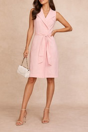 Dress Hire Work function Guess	Everly Trench Dress Wanna Be Pink
