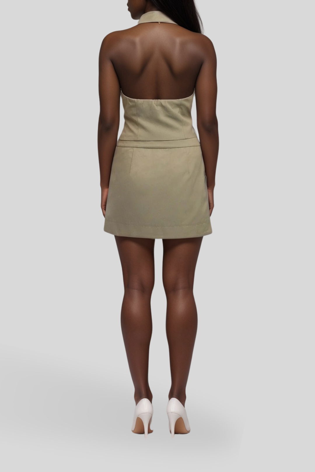 Dress Hire Work Function Kookai Willa Vest - Seaweed