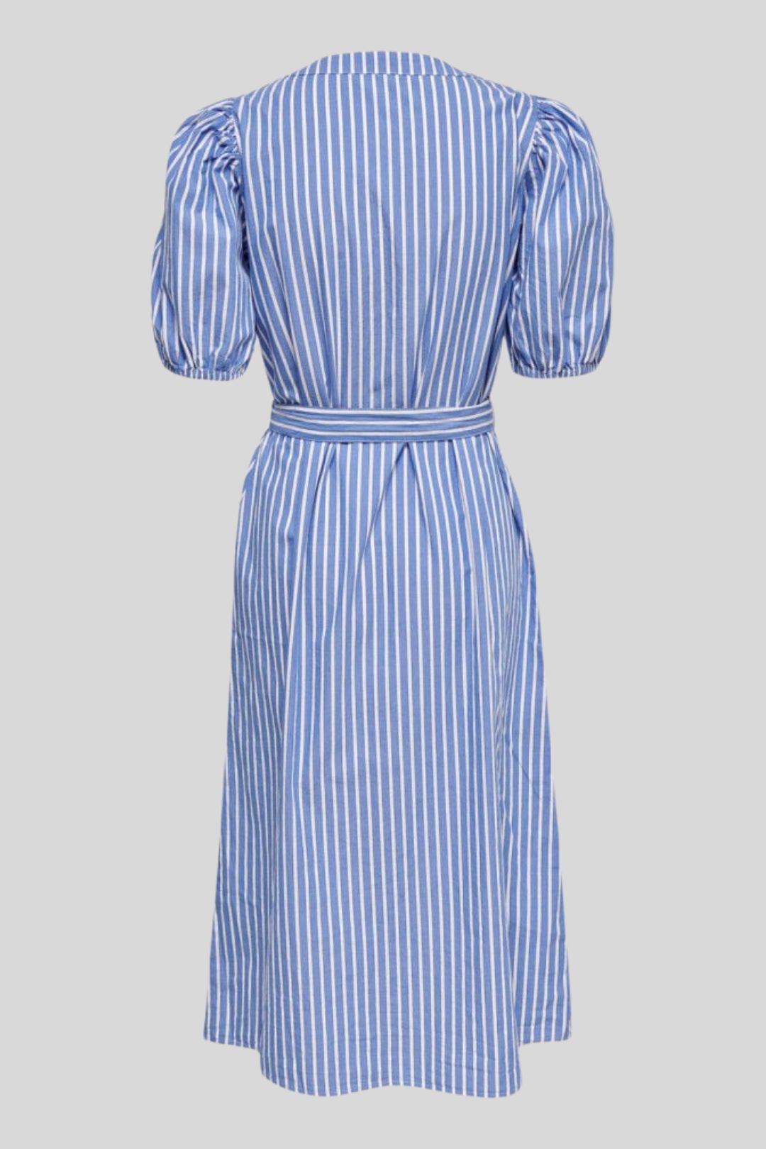 ONLY Onleileen 3/4 Midi Dress Stripe Blue