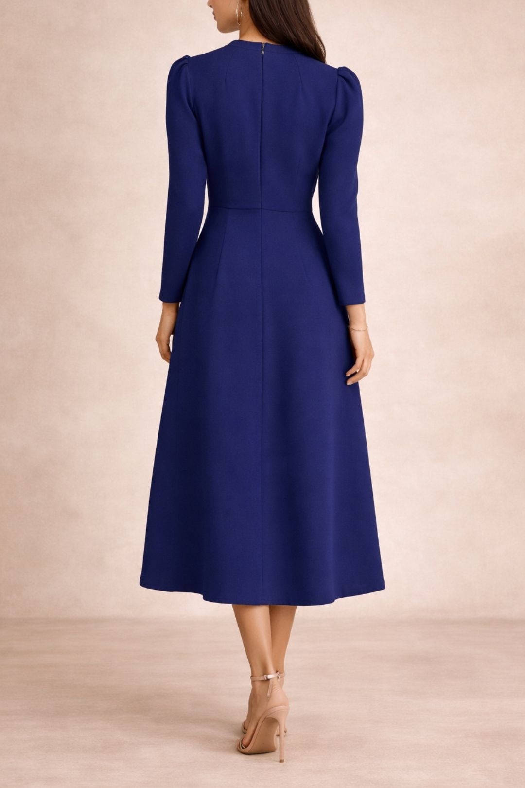 Dress Hire Work function Veronika Maine	Modern Weave Midi Dress Navy