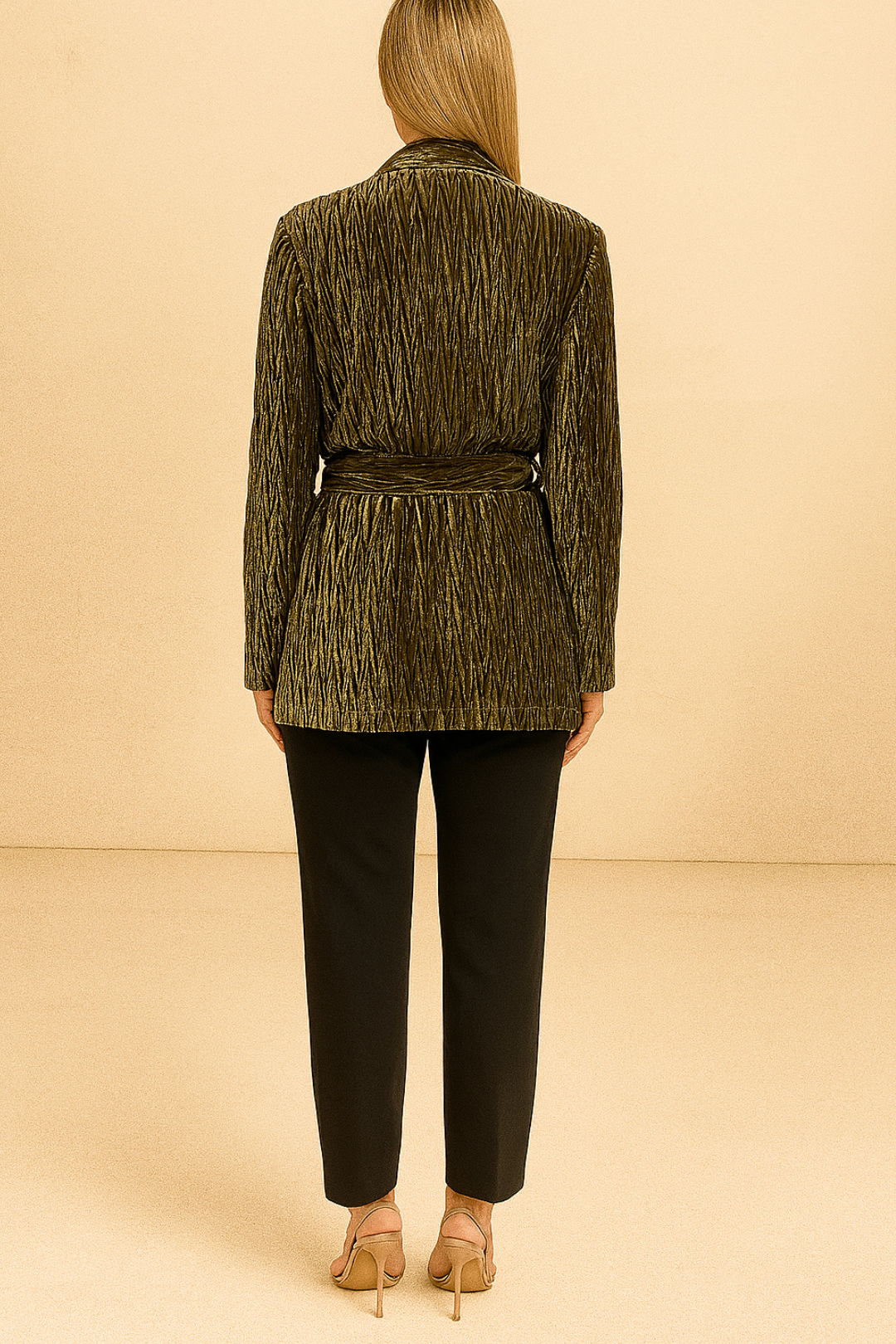 Dress Hire Work function Y.A.S textured velvet blazer