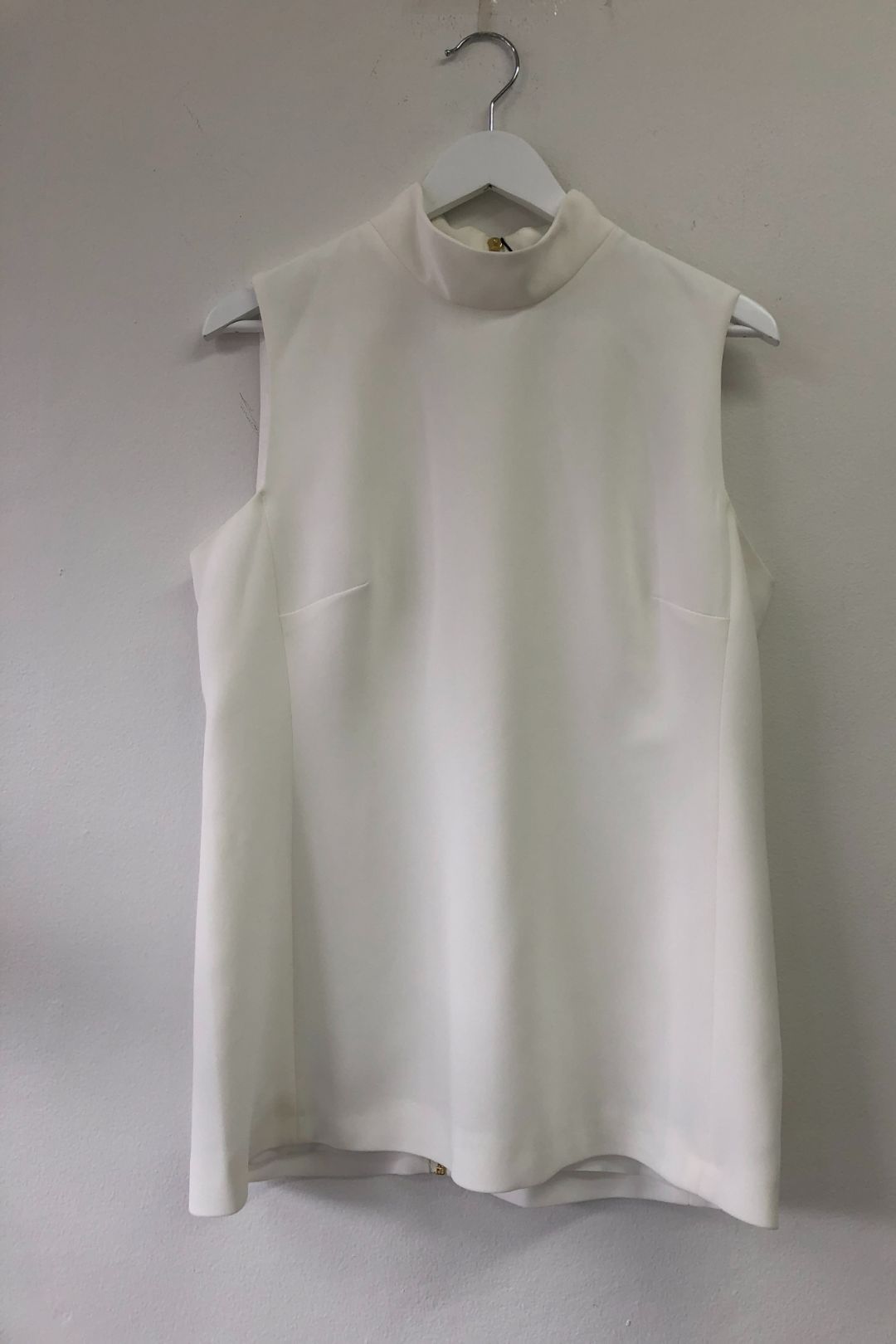 Carla Zampatti - White Refined Elegance Polo Top