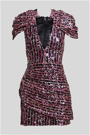 Eliya the Label Multi Marnie Sequin Mini Dress