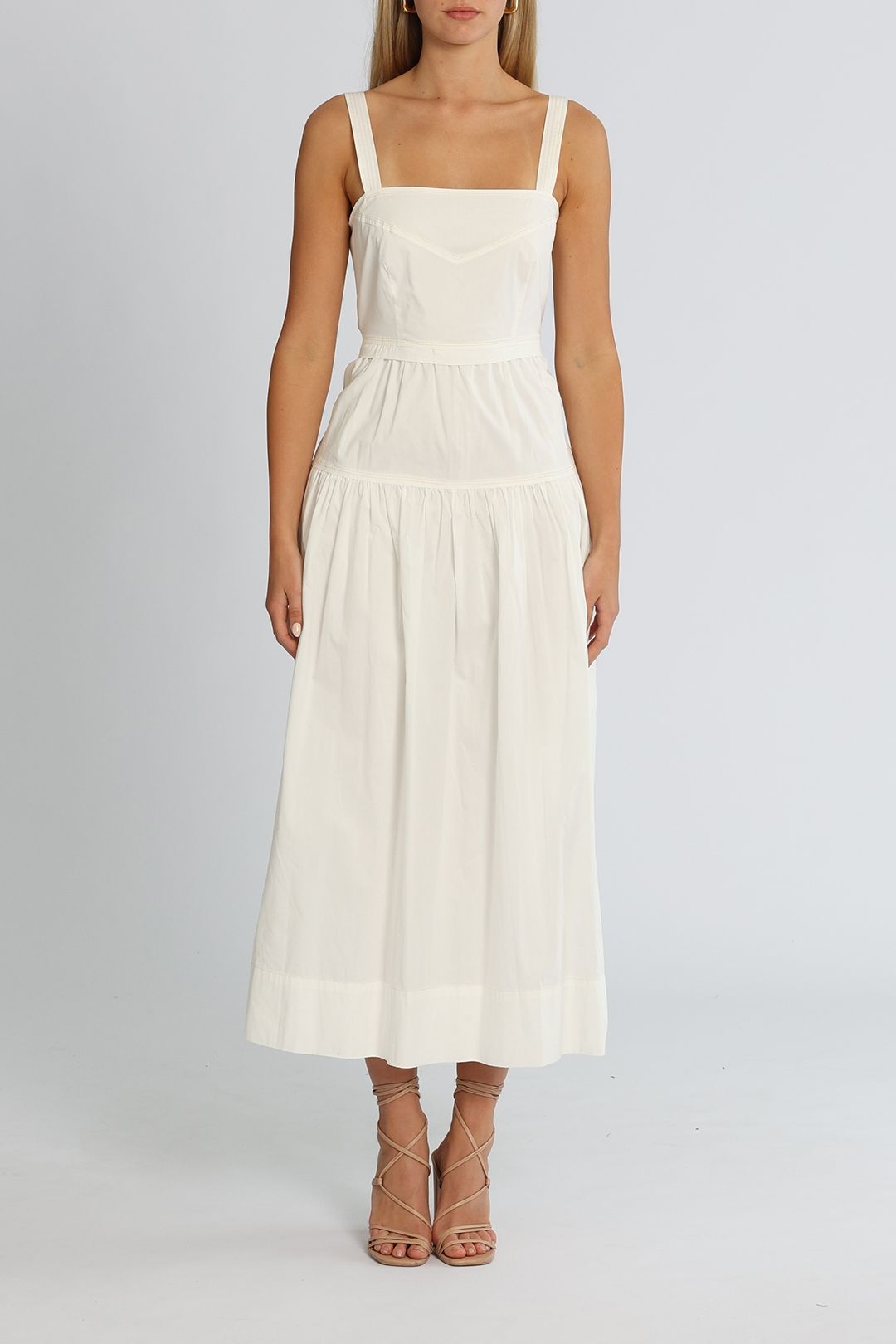 Elka Collective Farnsworth Dress White