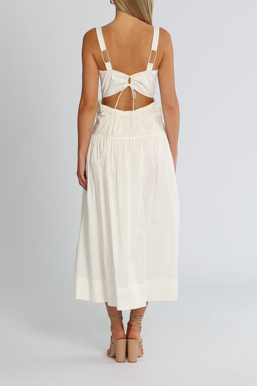 Elka Collective Farnsworth Dress White Cutout