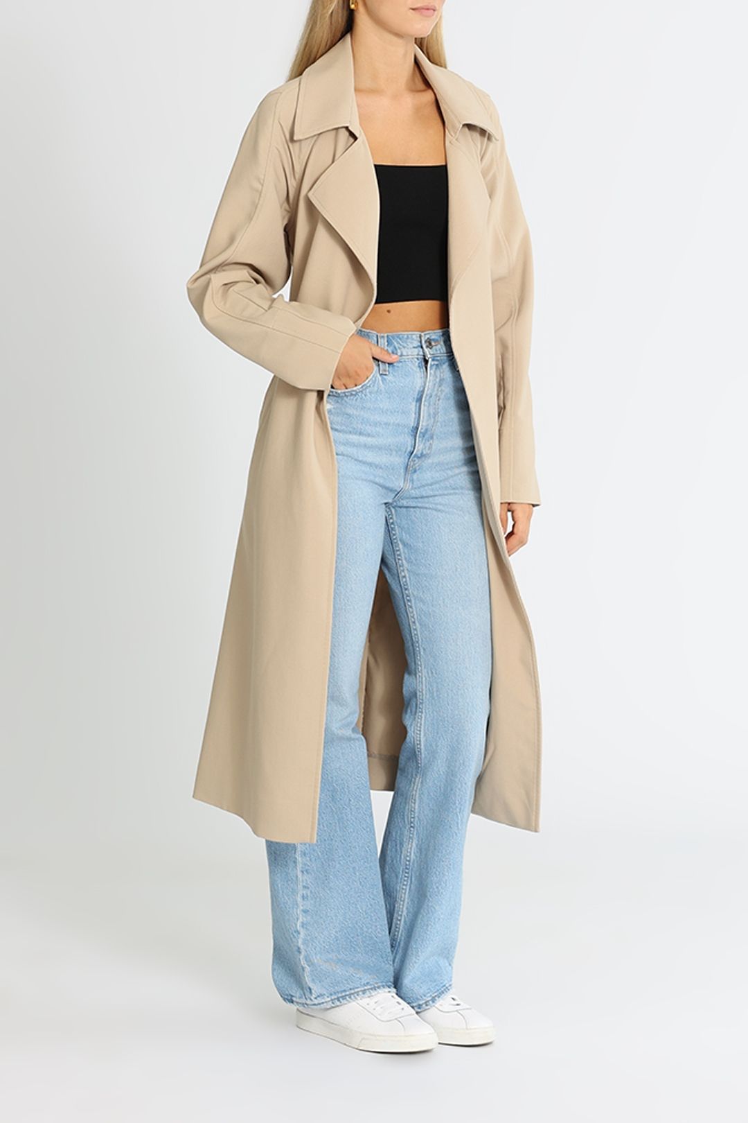 Elka Collective Solar Trench Beige Long