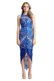 Elle Zeitoune - Angela Dress - Blue - Front
