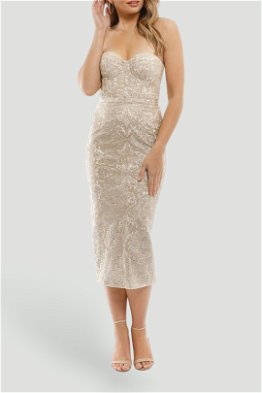 chinese dress ladies Jayce Embroidered Floral Maxi Dress