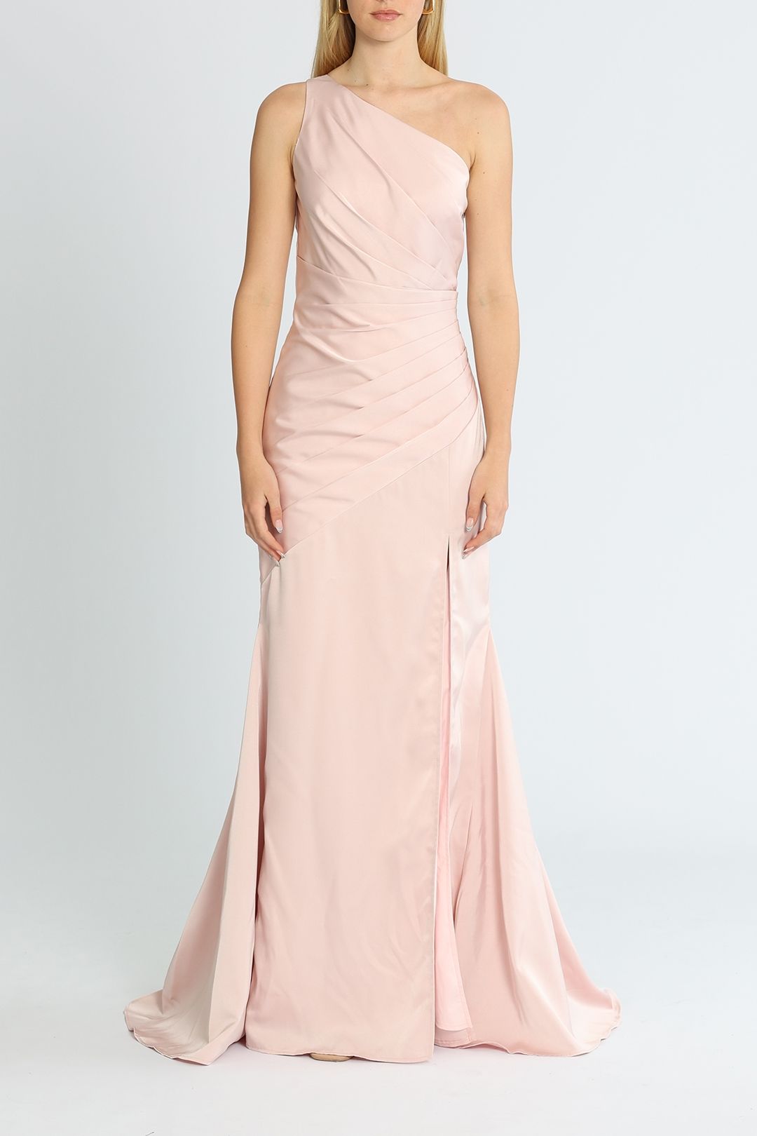 elle zeitoune one shoulder dress Shay Espresso