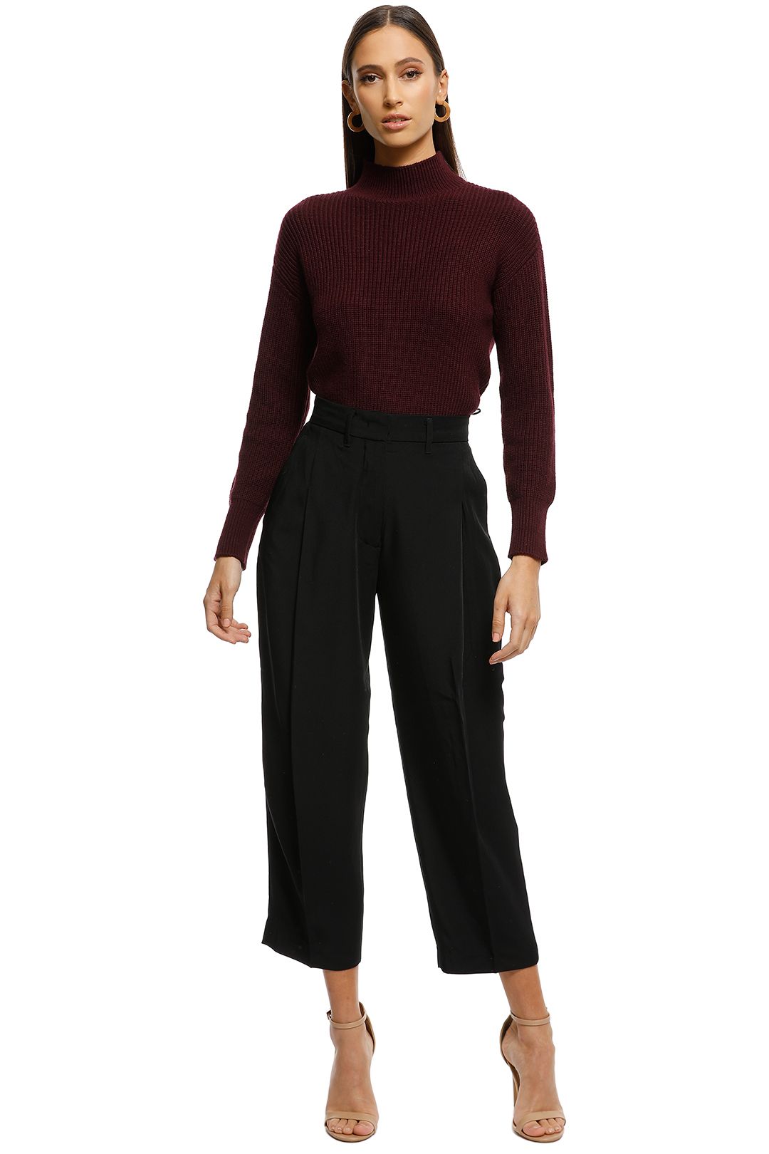 Elliatt-Allegra Pant-Black-Front