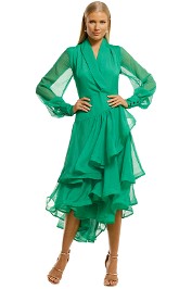 Elliatt-Cuba-Dress-Emerald-Front