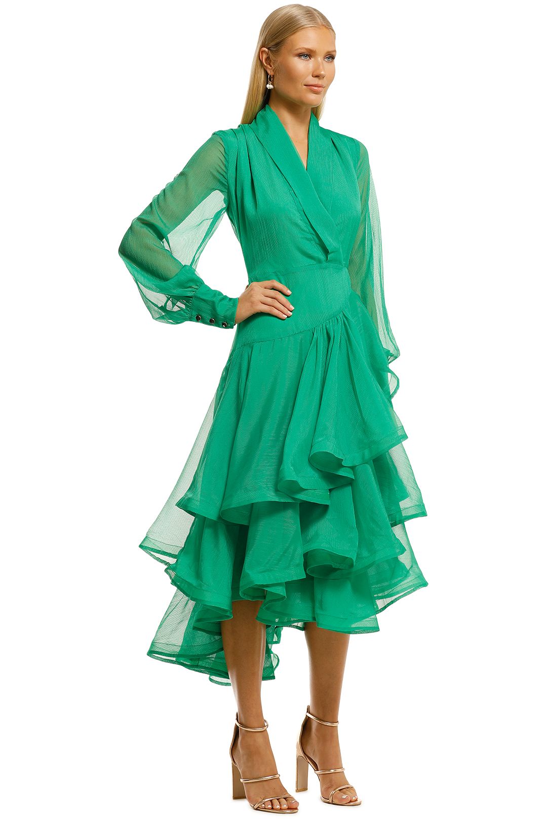 Elliatt-Cuba-Dress-Emerald-Side