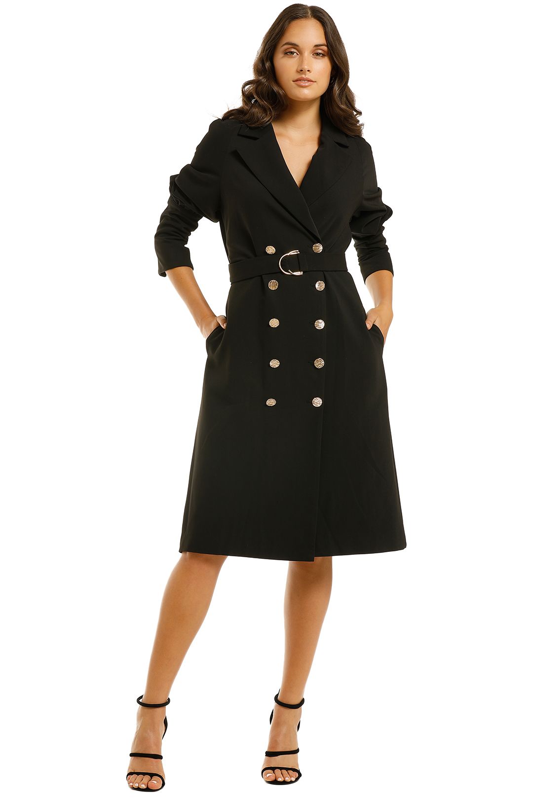 Elliatt-Lolite-Trench-Black-Front