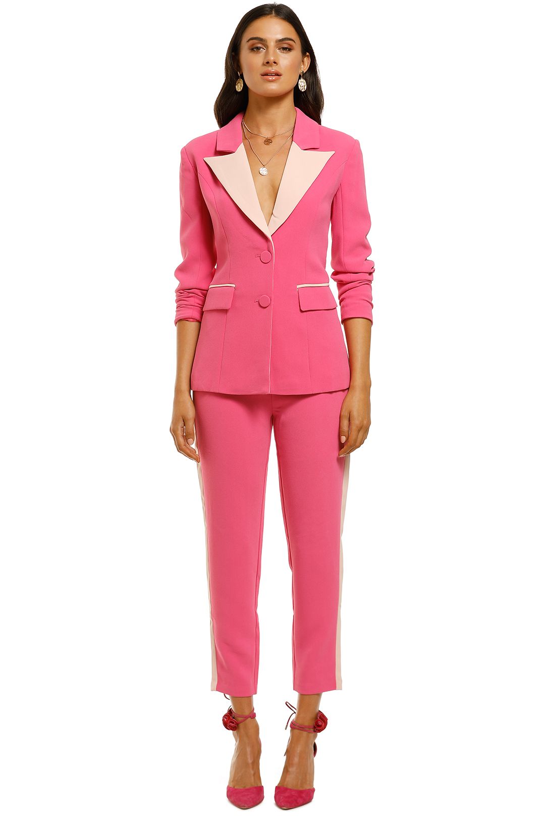 Elliatt-Star-Blazer-Hot-Pink-Front