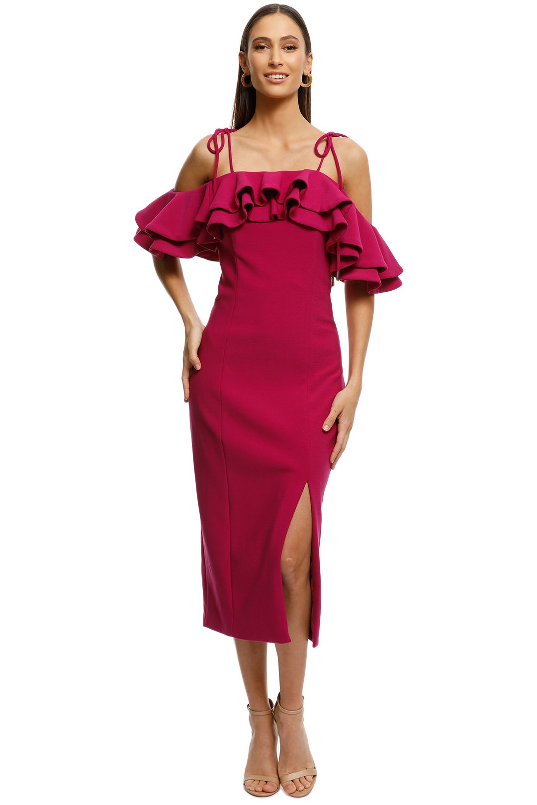 Pasduchas songbird best sale ruffle midi dress