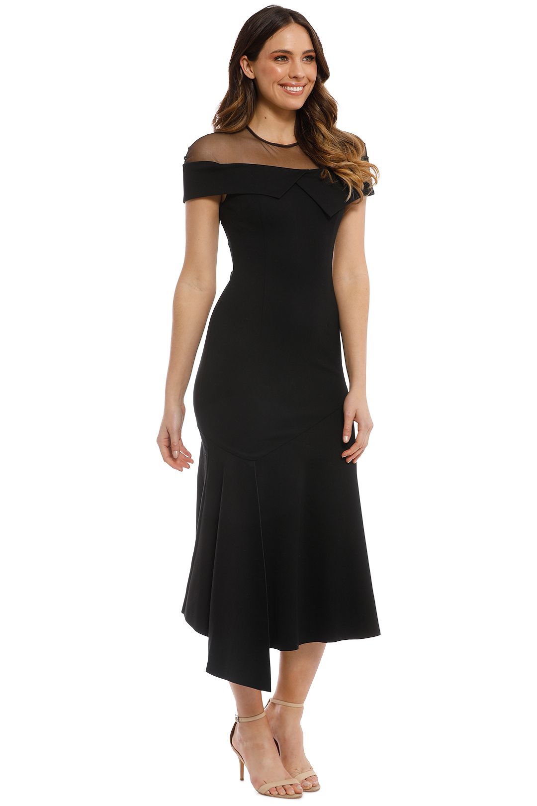 Elliatt - Martini Dress - Black - Side