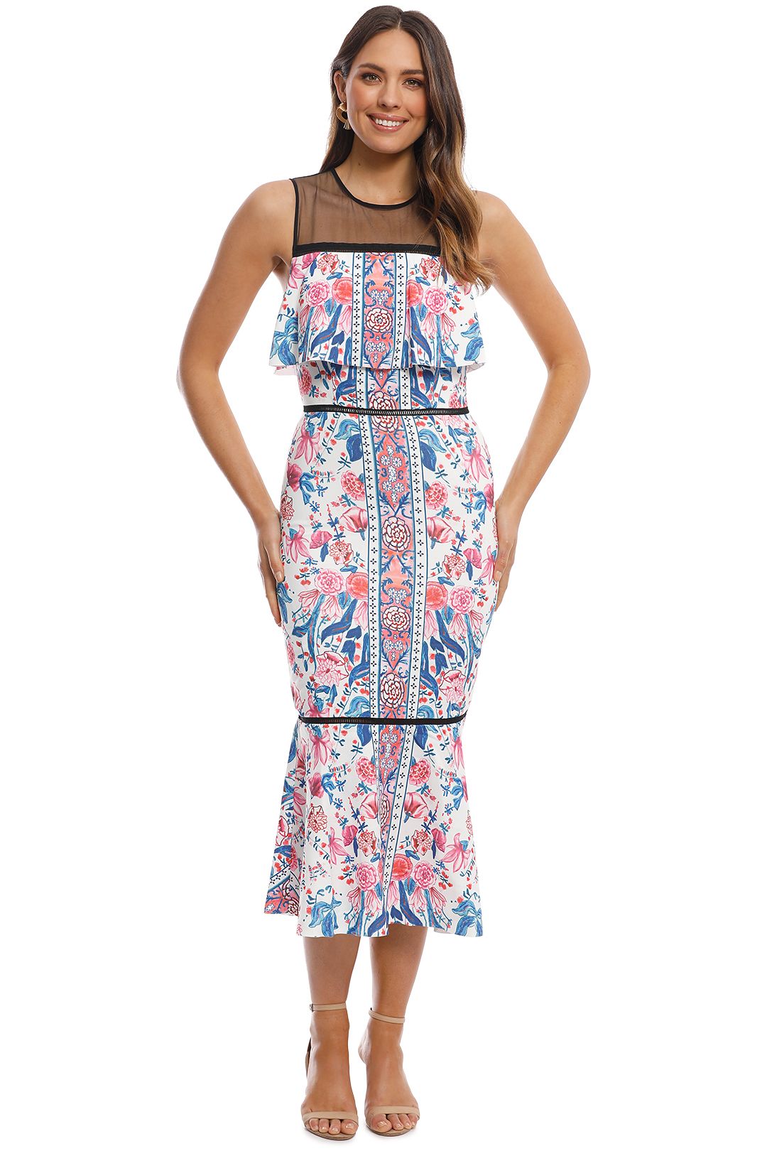 Elliatt - Siena Dress - Print - Front