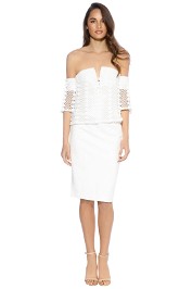 Elliatt - Sisley Dress - White - Front
