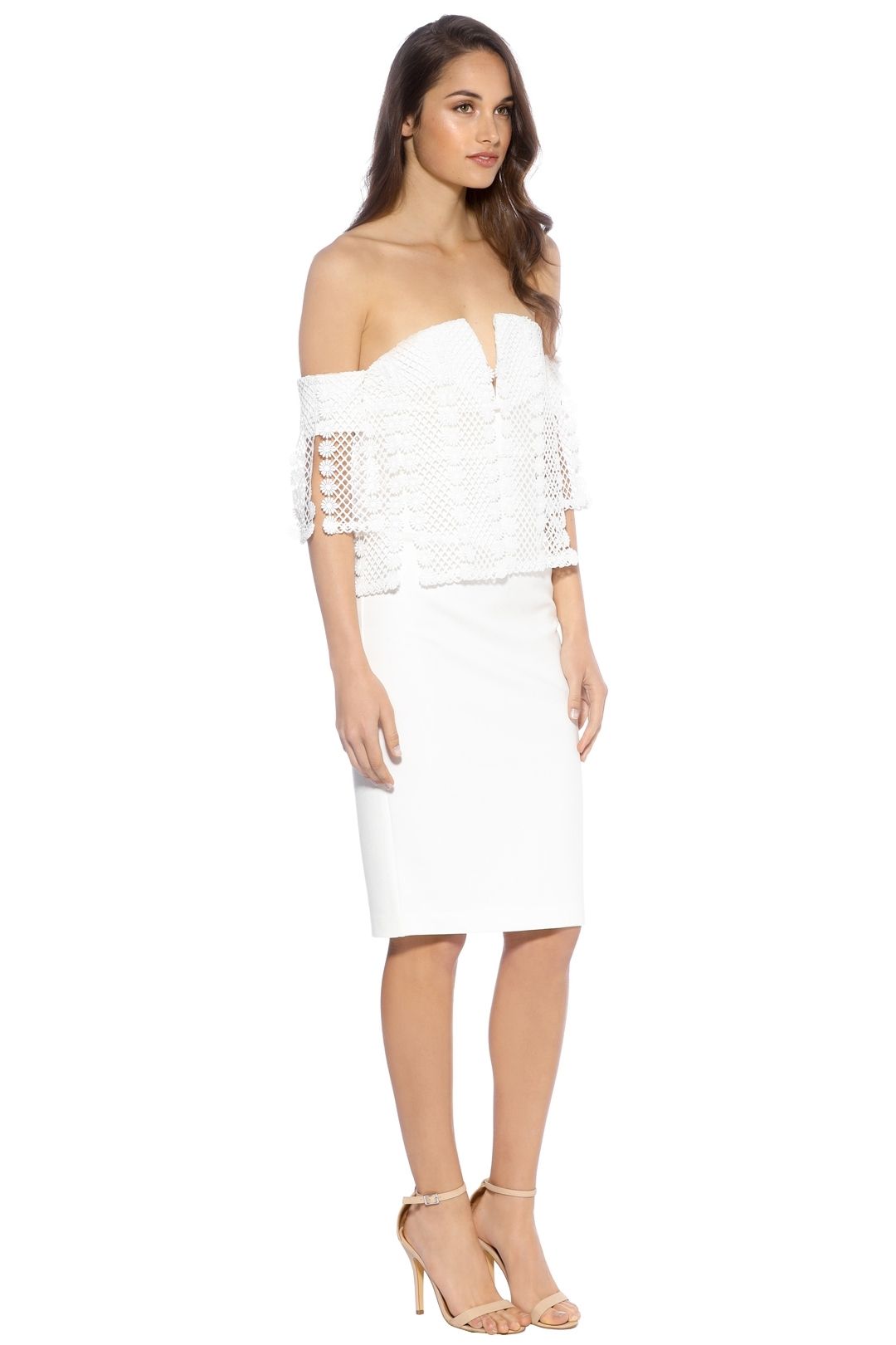 Elliatt - Sisley Dress - White - Side
