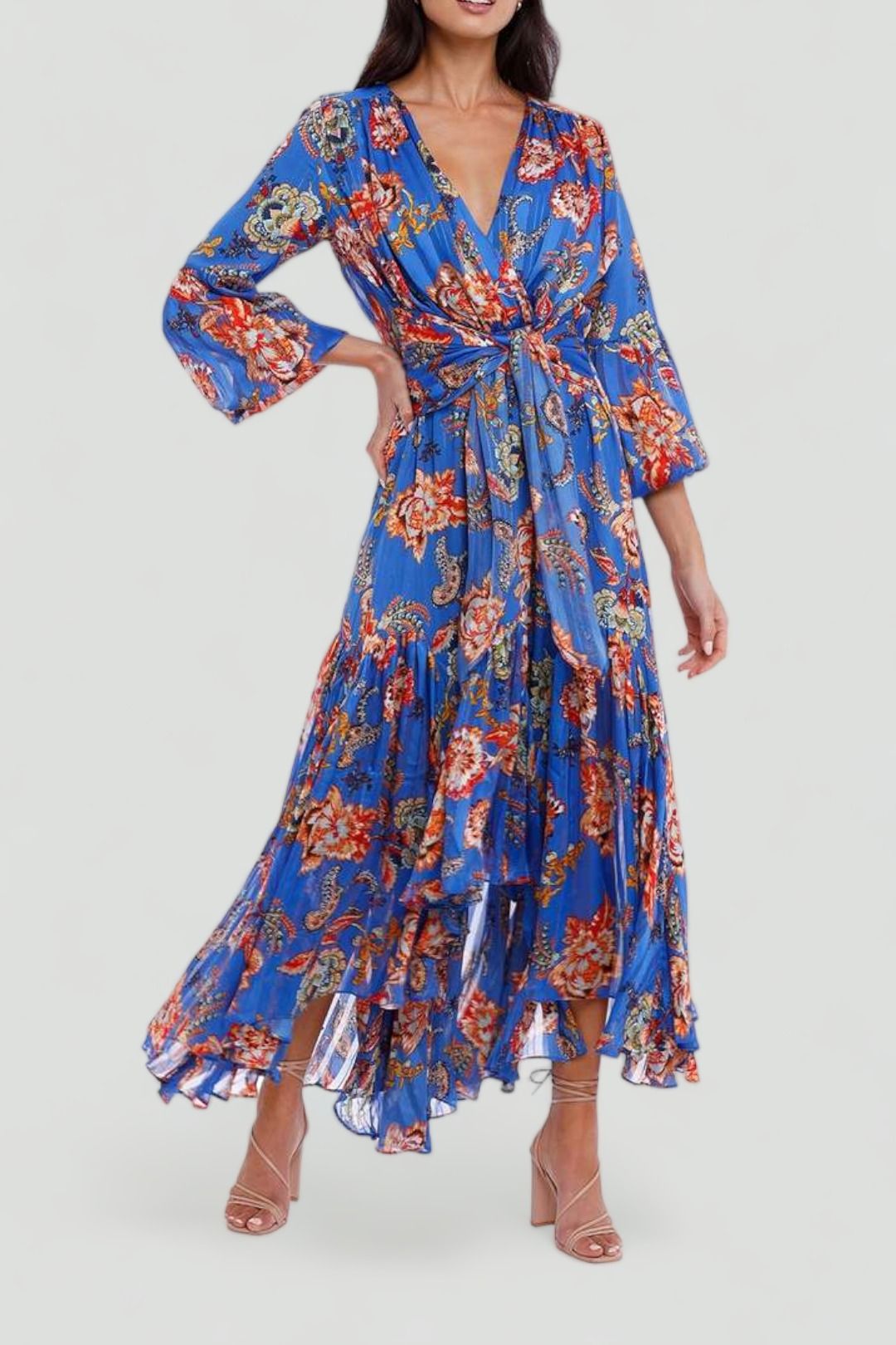 Elliatt Balance Dress Blue midi