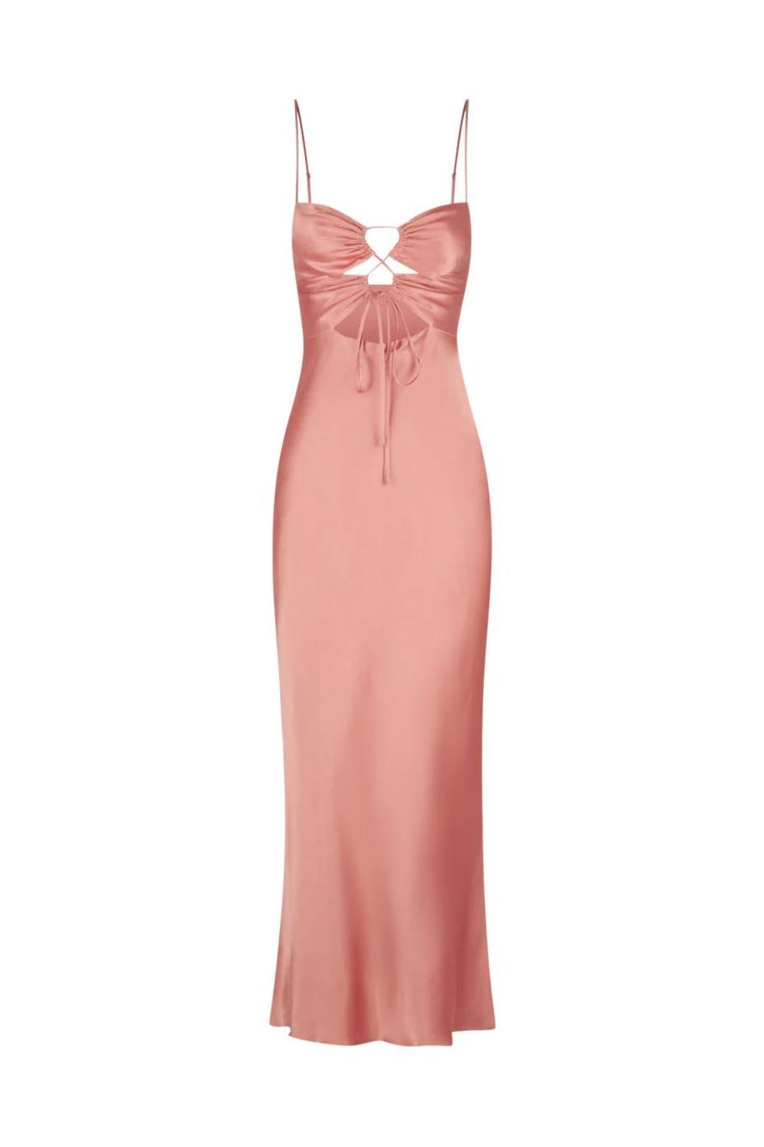 Shona Joy Eloise Lace Up Midi Dress