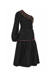 Rebecca Vallance Emilia Midi Black