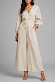 Emilia Pantsuit in Natural