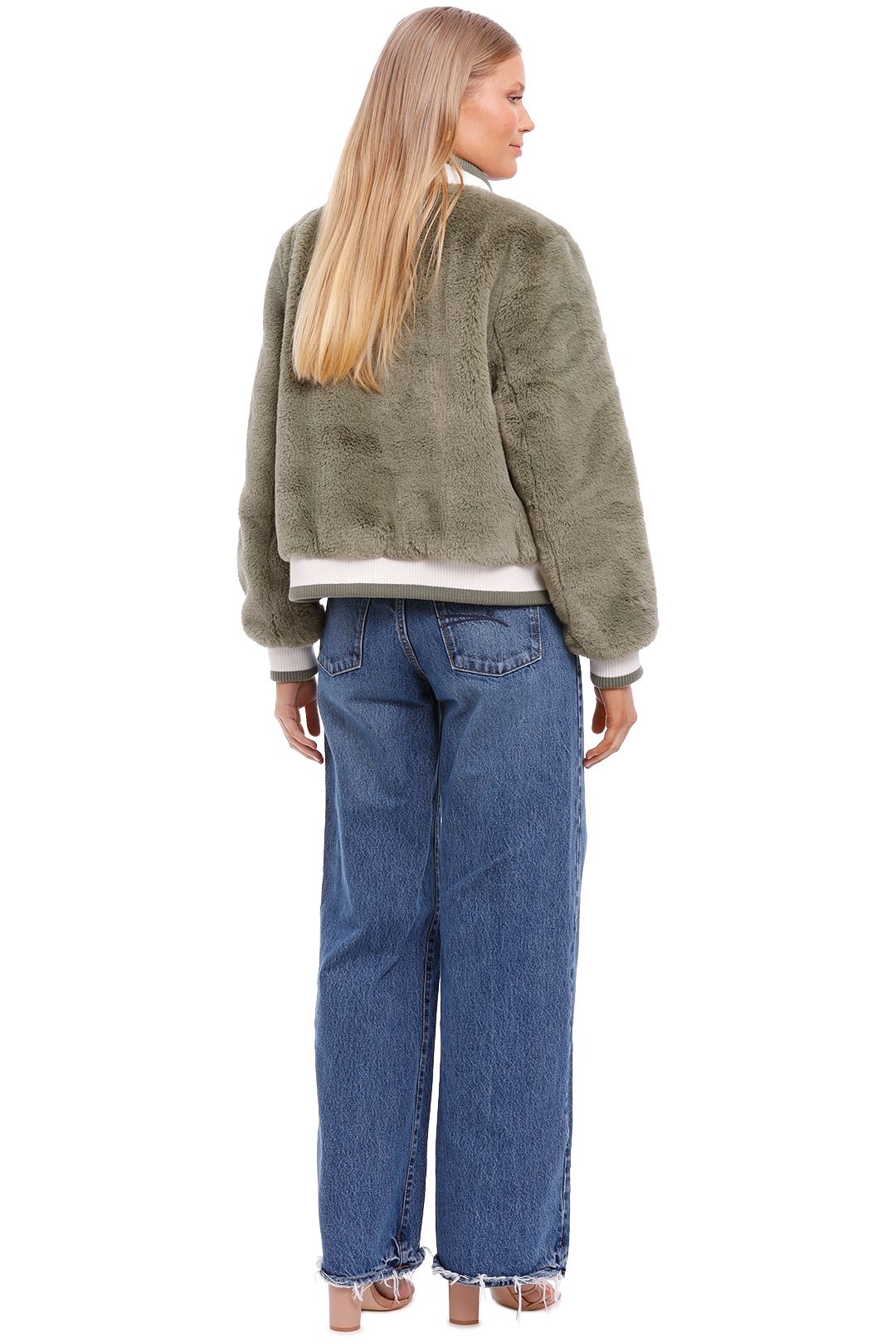 Ena pelly essential faux fur bomber jacket outlet
