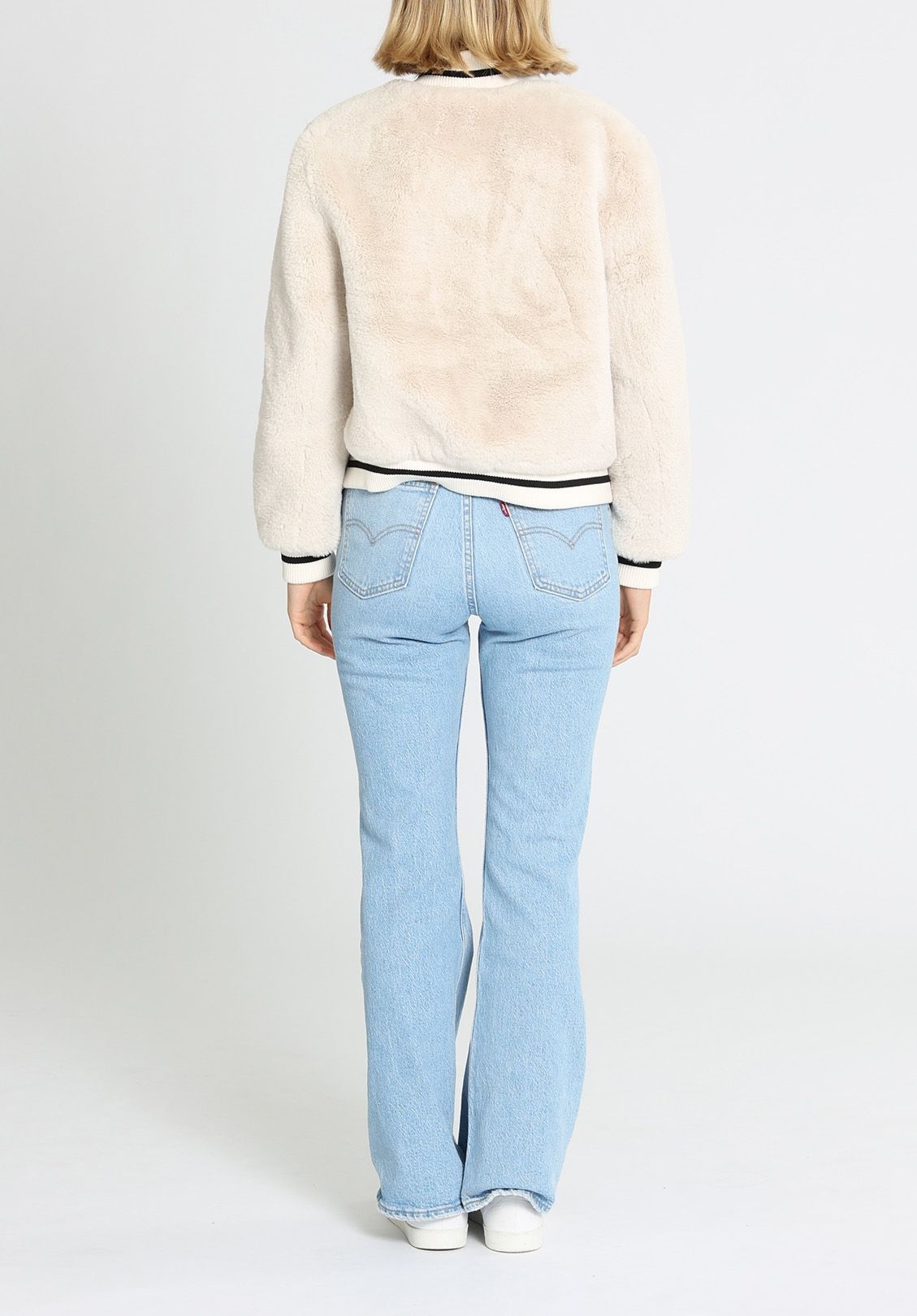 Hire Essential Faux Fur Bomber Jacket Ena Pelly GlamCorner