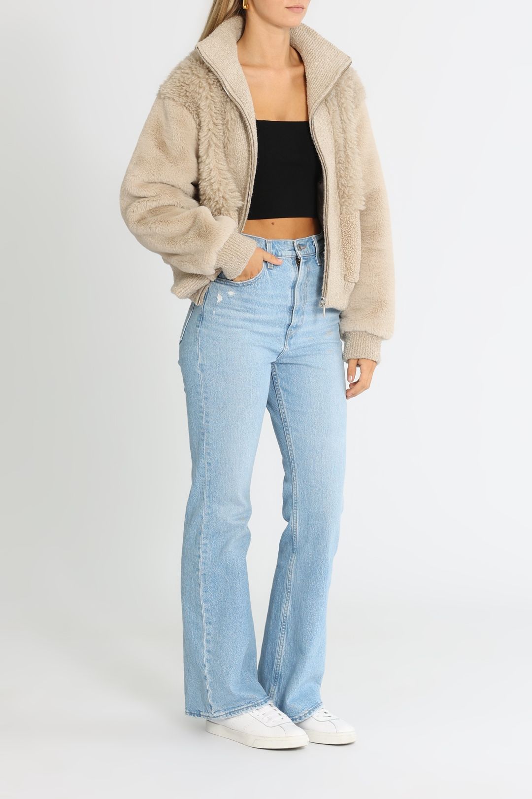 Ena pelly classic faux fur jacket outlet