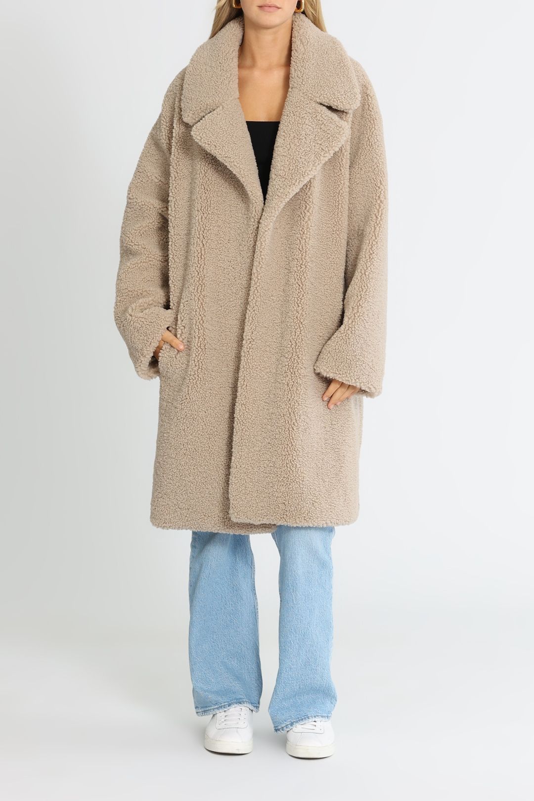 Full length teddy coat shop