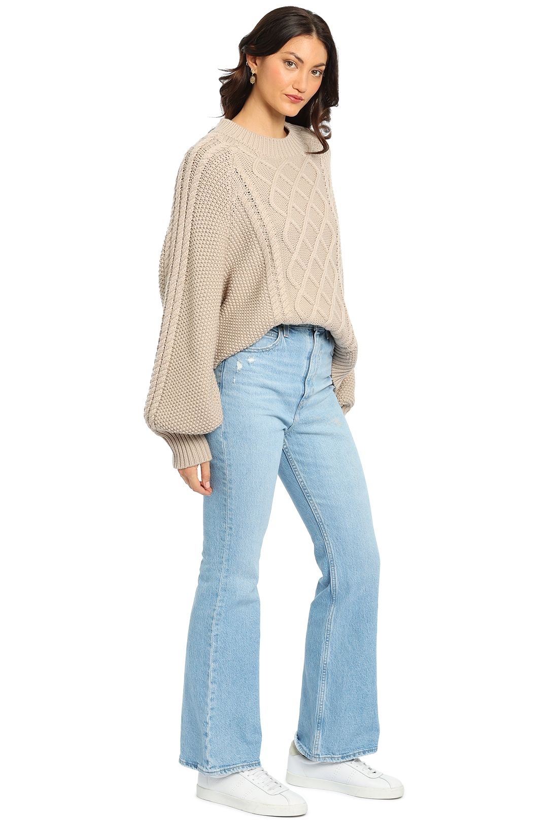 Ena Pelly Marnie Cabel Knit Long Sleeve