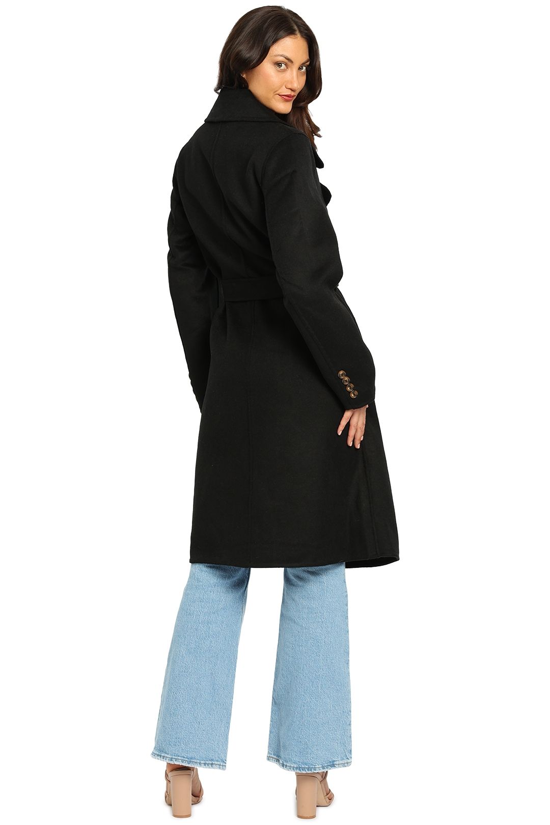 Esmaeé Hutton Coat Black Long Sleeve