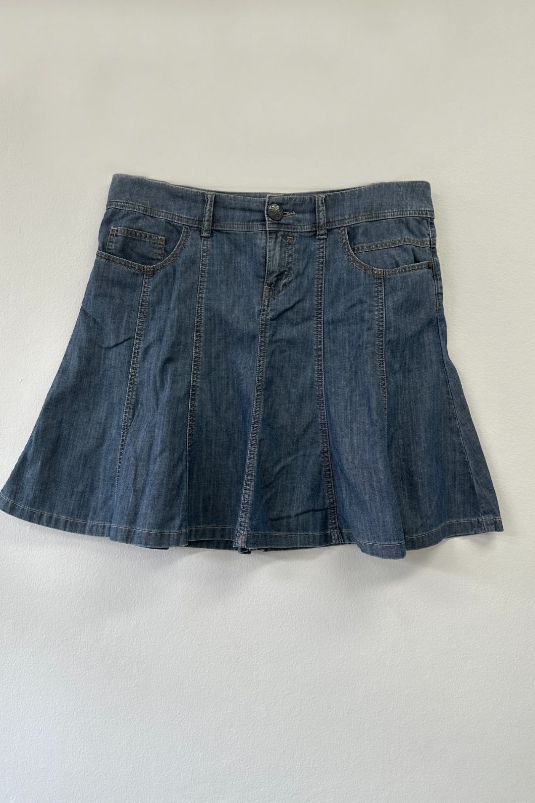 Esprit - Blue Denim Mini Skirt
