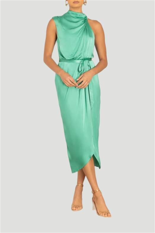 blue dress for baby girl tropicana asymmetric dress main image 1
