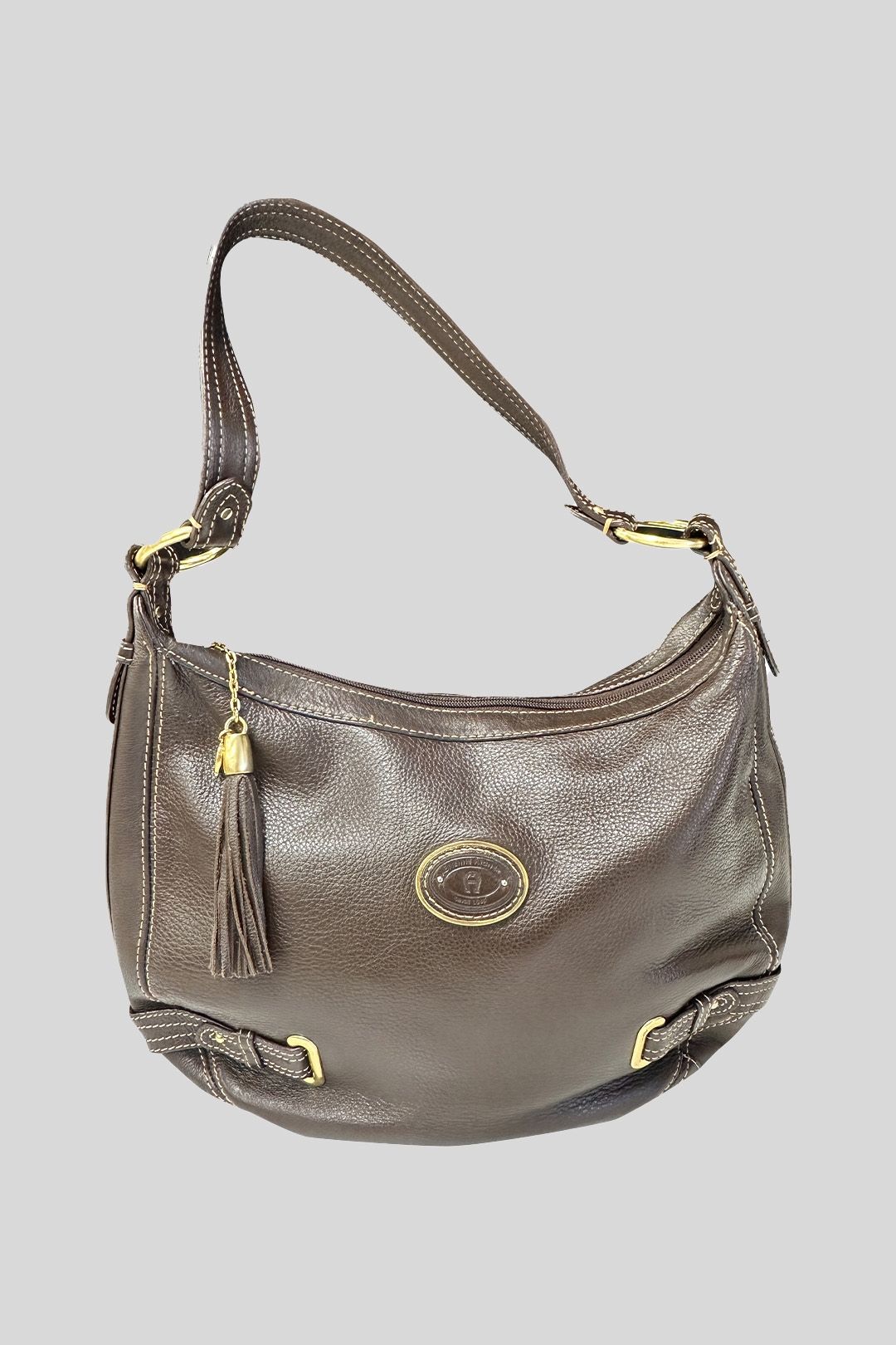 Buy Brown Leather Handbag Etienne Aigner GlamCorner