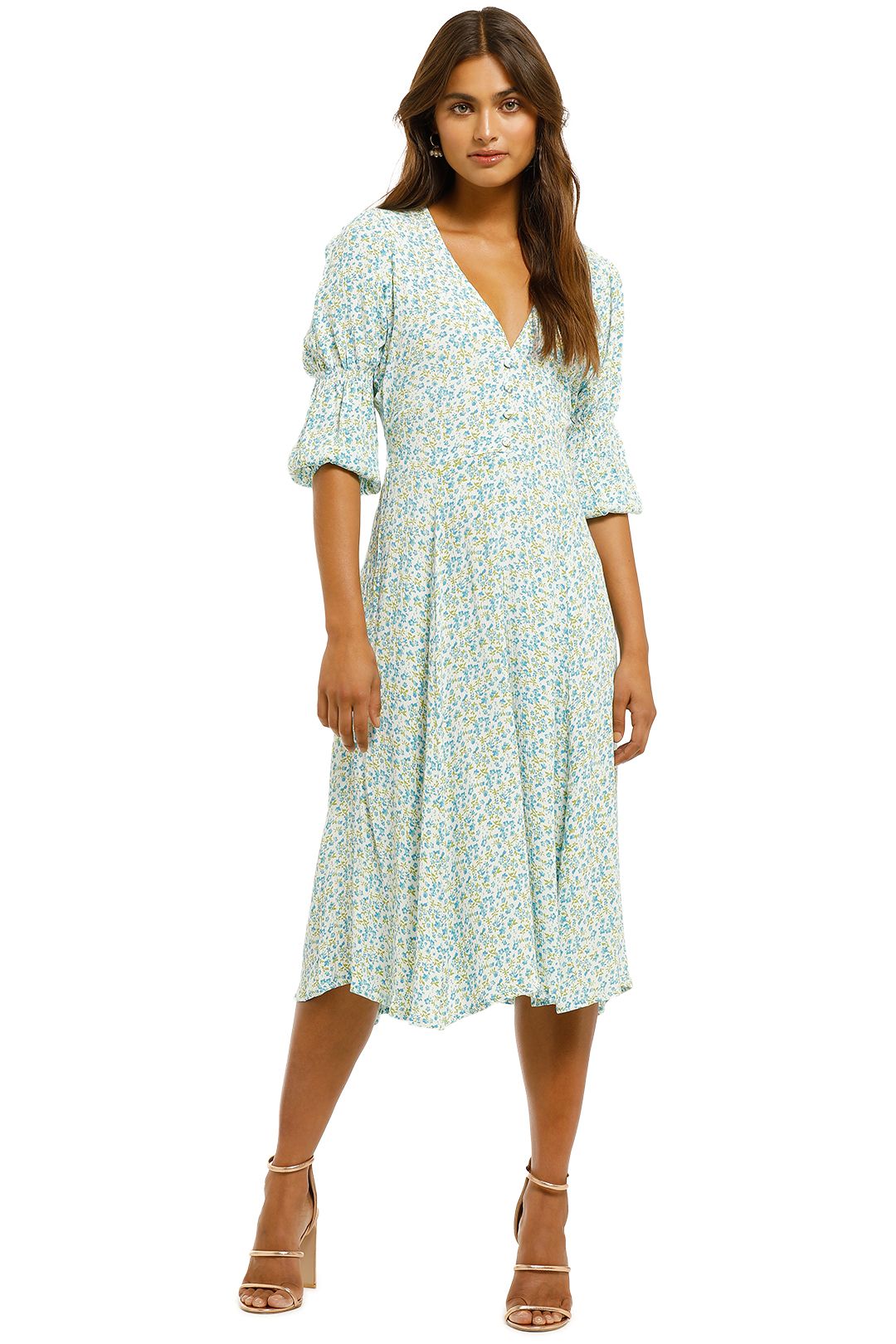 faithfull the brand maud midi dress Faithfull the Brand Maud Midi Dress Tilde Floral at Harvest Beauty