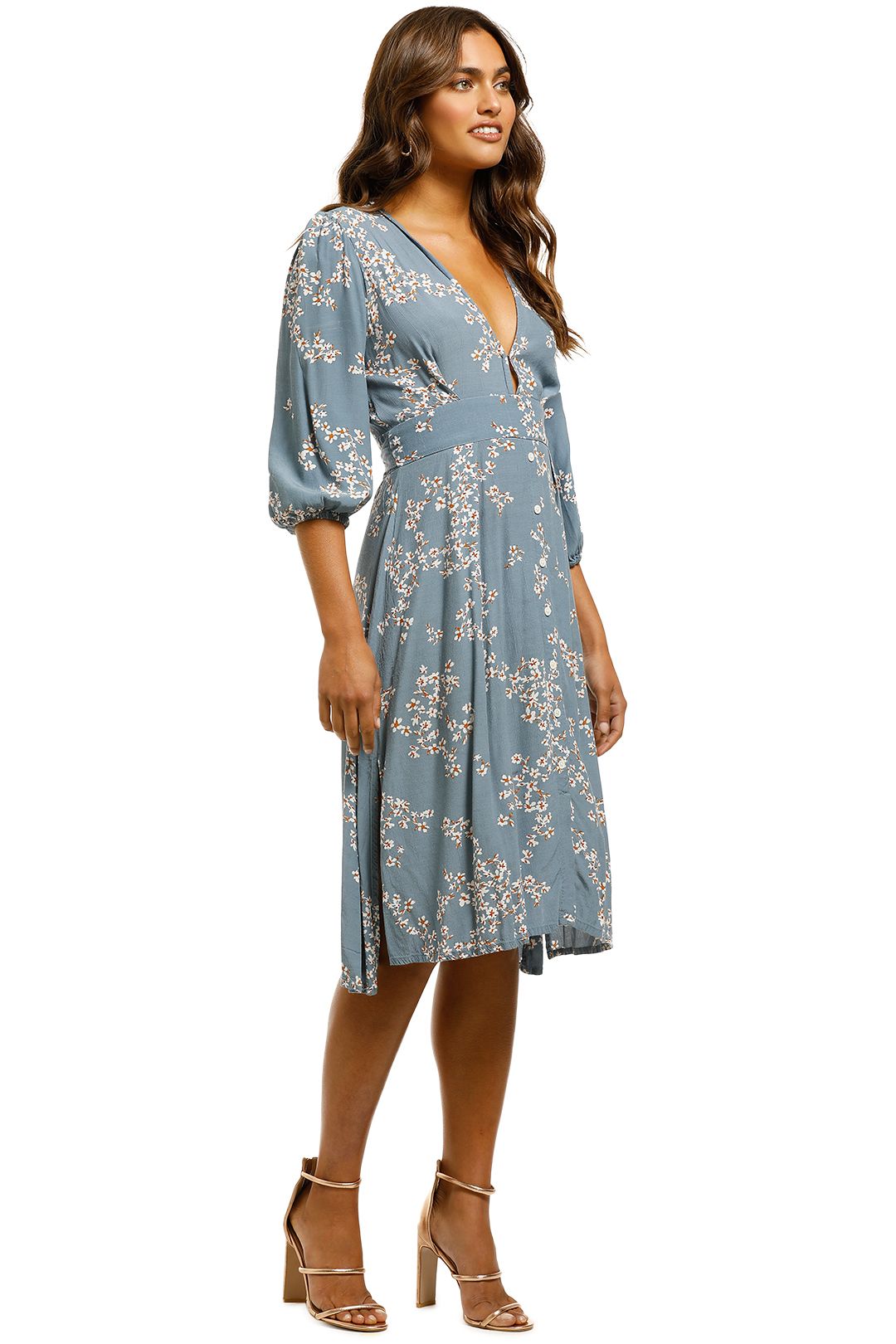 Faithfull chloe outlet midi dress
