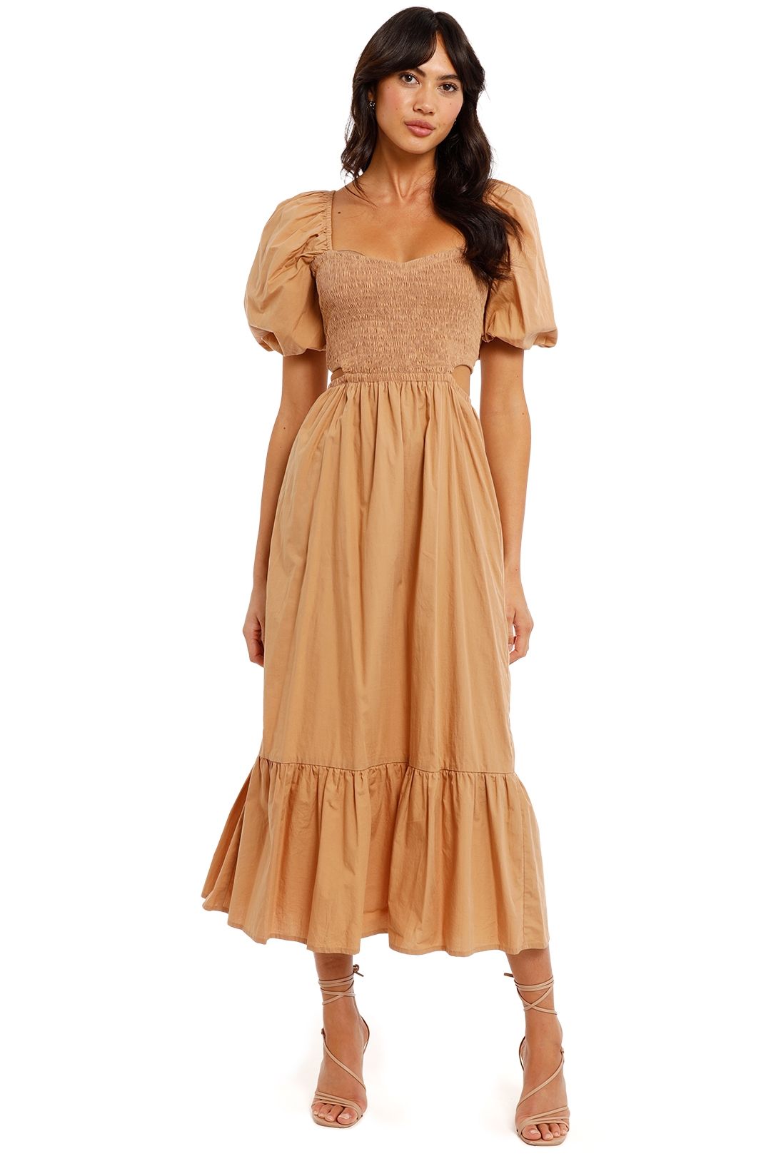 Faithfull Bloom Midi Dress cutout