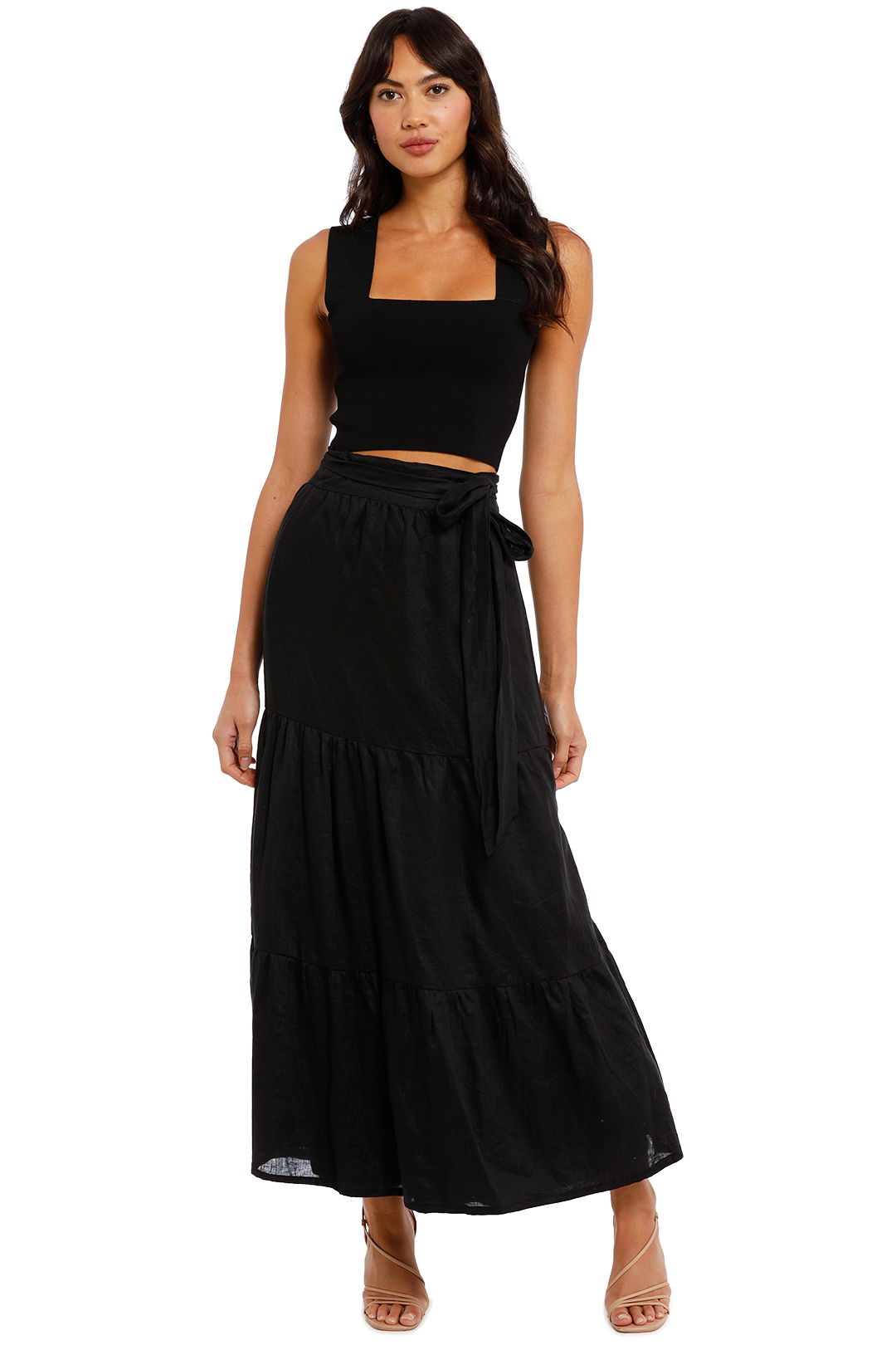 Faithfull Cavaretta Midi Skirt Wrap