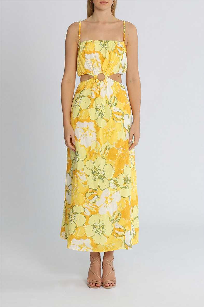Faithfull yellow dress cheap