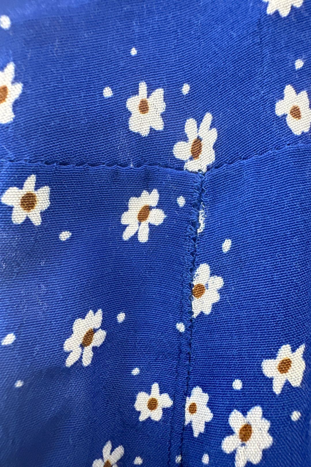 Faithfull - Floral Blue Mini Wrap Dress