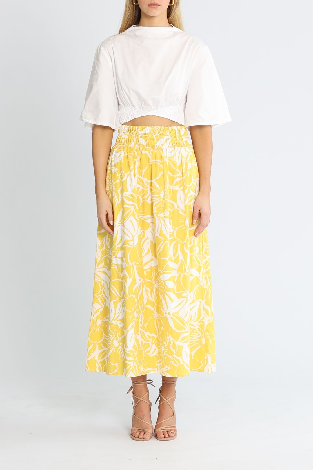 Faithfull Kiera Skirt Yellow