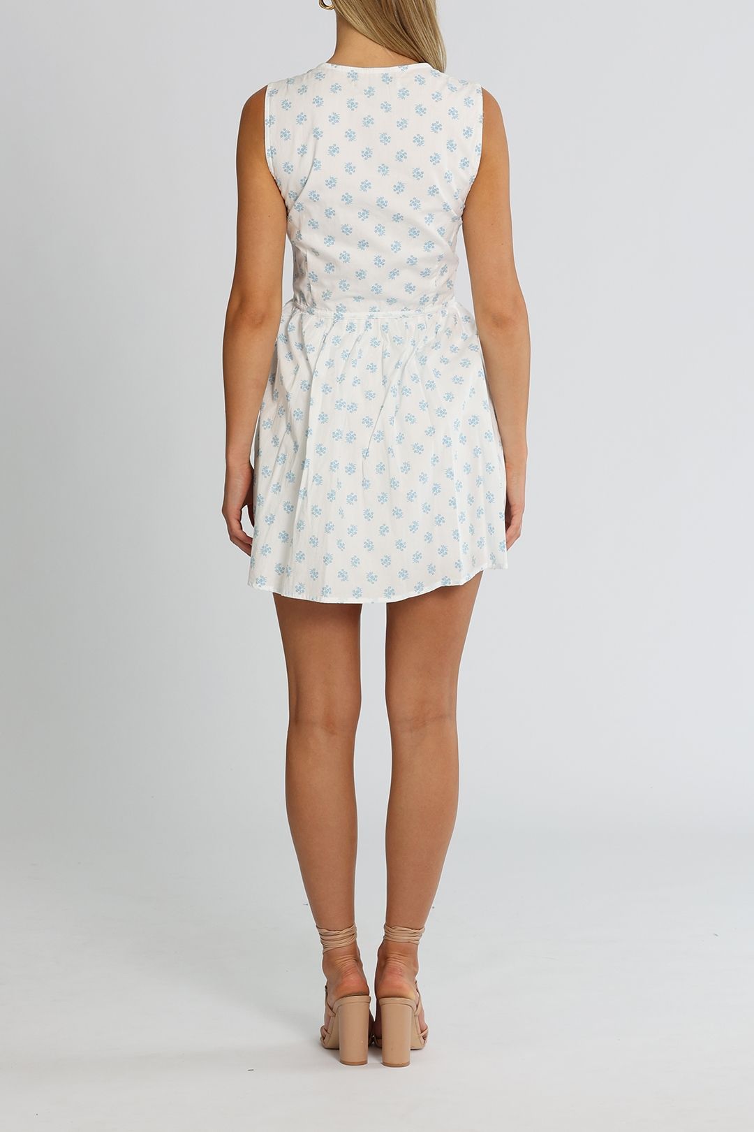 flouncy mini dress Tindrie Floral Ruffle Flounce Mini Dress OLIVE-BLACK / S by Sugarlips